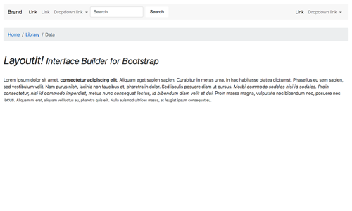 Article Bootstrap template